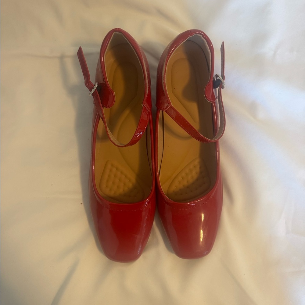Red Mary Jane Women's Shoes
